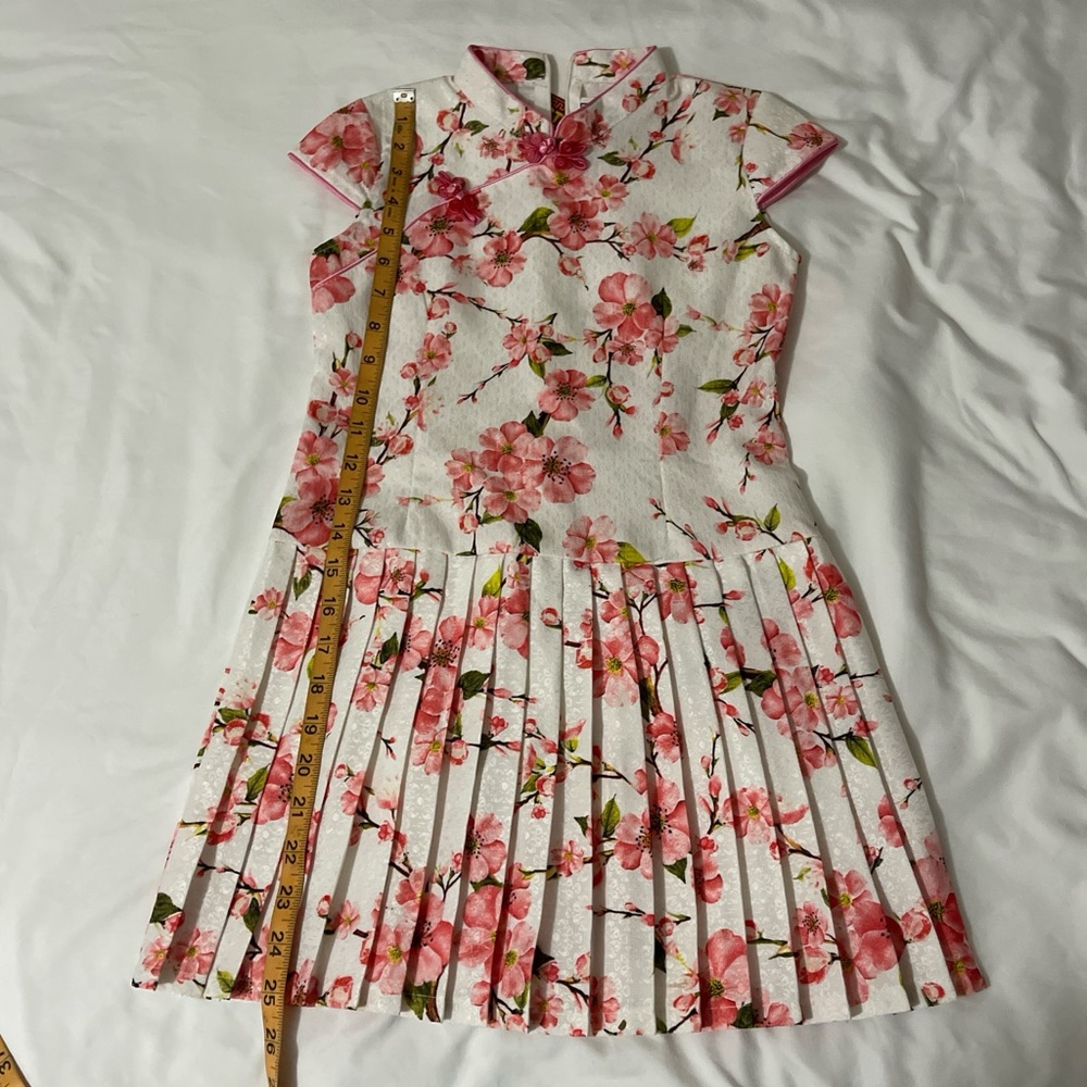 Chinese Floral Pink girl Dress